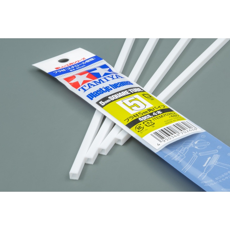 Tamiya – Plastic Beams 5mm Square Tube (4)