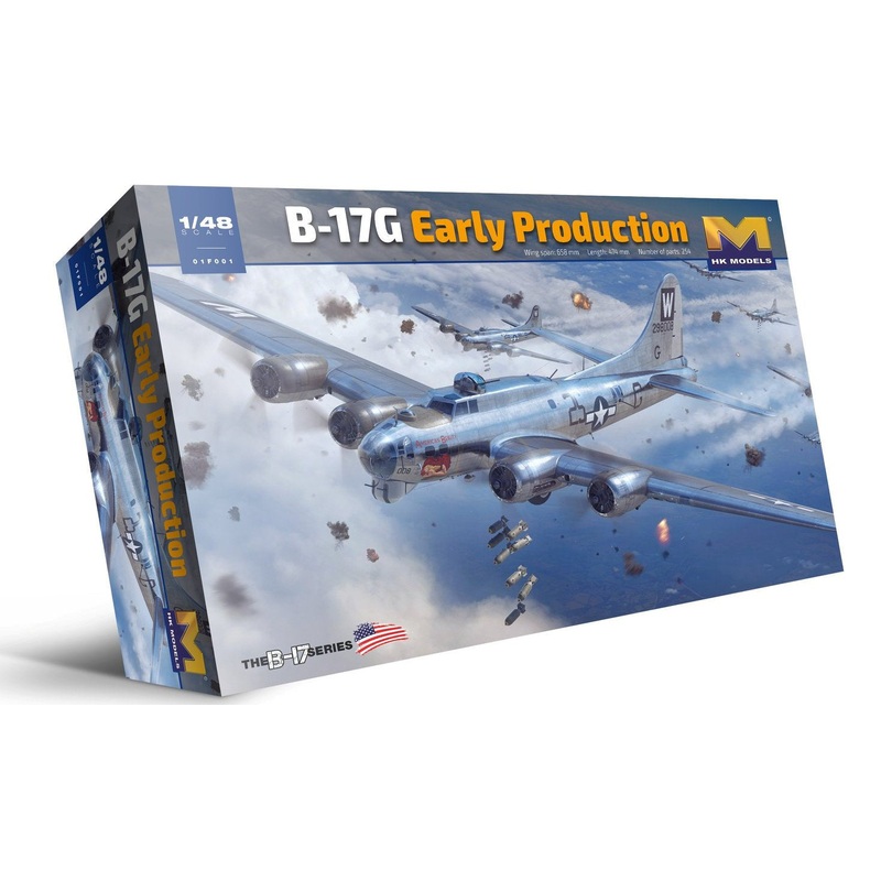 HK Models – 1/48 B-17G “Flying Fortress” Heavy Bomber (Early Version)