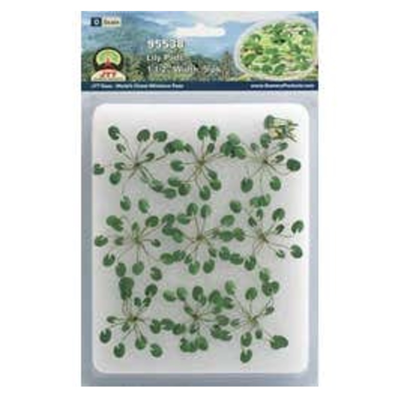 JTT 95538 Lily Pads 1-1/2″ Wide O Scale, 9/pk