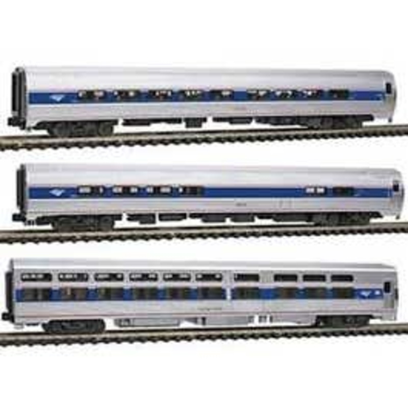 Kato 106-6286  Amfleet, Viewliner Intercity Express Phase VI 3-Car Set