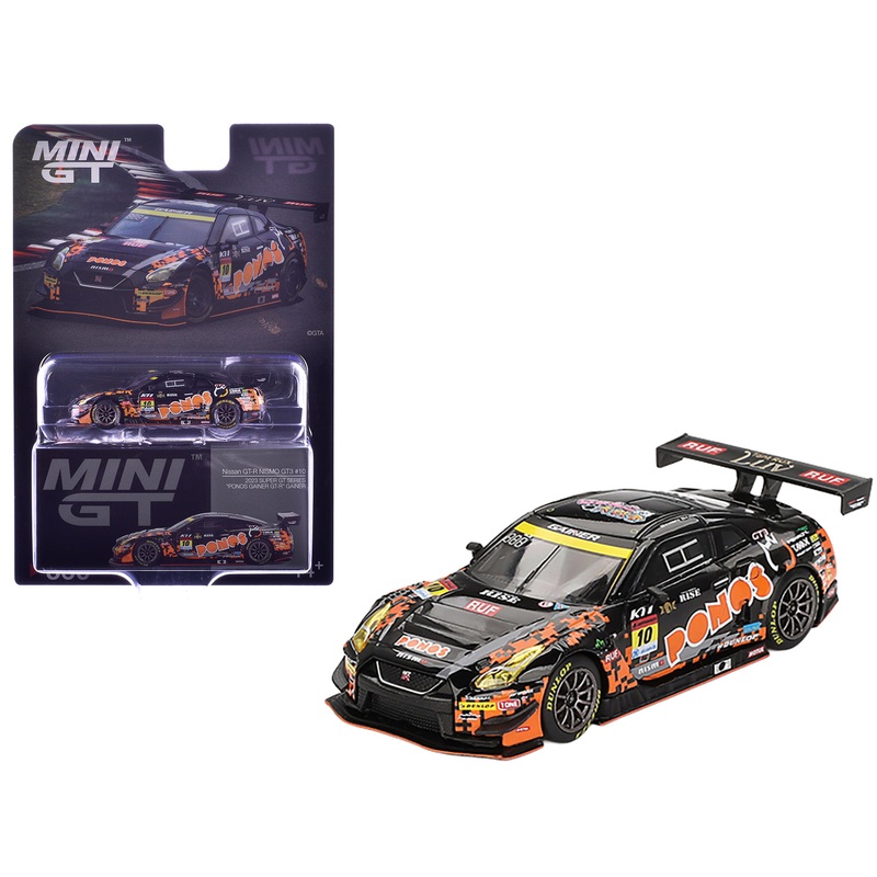 Nissan GT-R NISMO GT3 #10 Hironobu Yasuda – Riki Okusa “PONOS GAINER” “Super GT Series” (2023) Limited Edition 1/64 Diecast Model Car by Mini GT