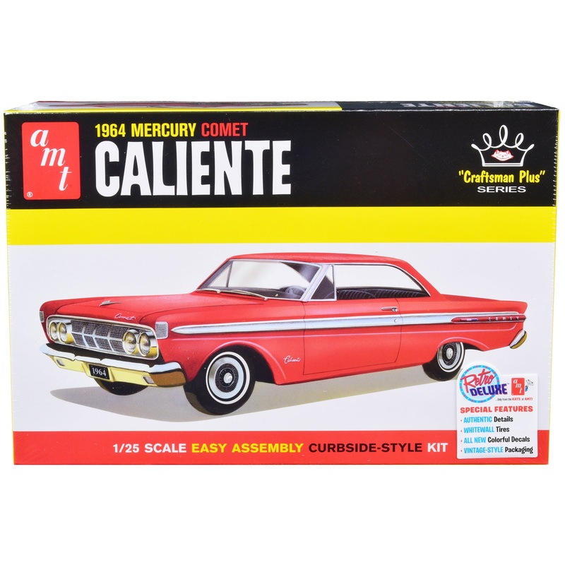 Skill 2 Model Kit 1964 Mercury Comet Caliente “Craftsman Plus” Series 1/25 Scale Model by AMT