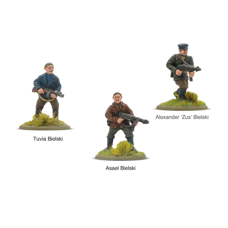 Warlord – Bolt Action: The Bielski Brothers (3x Figures)
