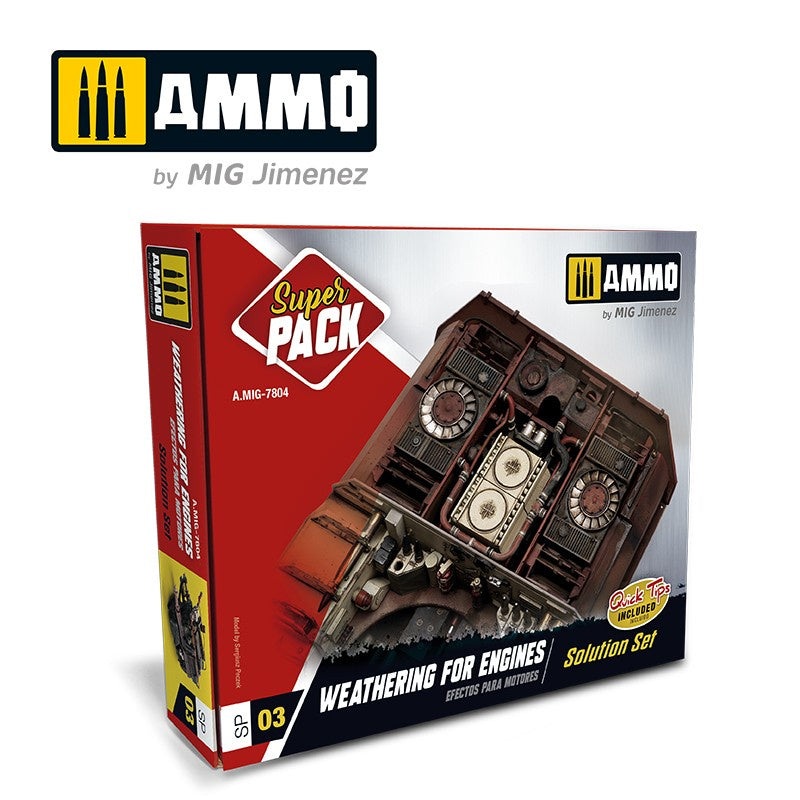 AMMO – 7804 SUPER PACK Weathering for Engines