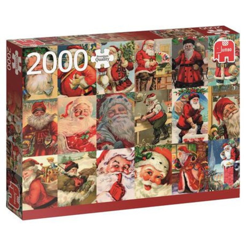 Jumbo – Vintage Santas (2000pcs)