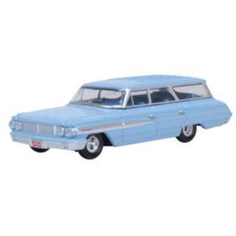 Oxford 87FC64001 HO 1964 Ford Country Sedan Skylight Blue
