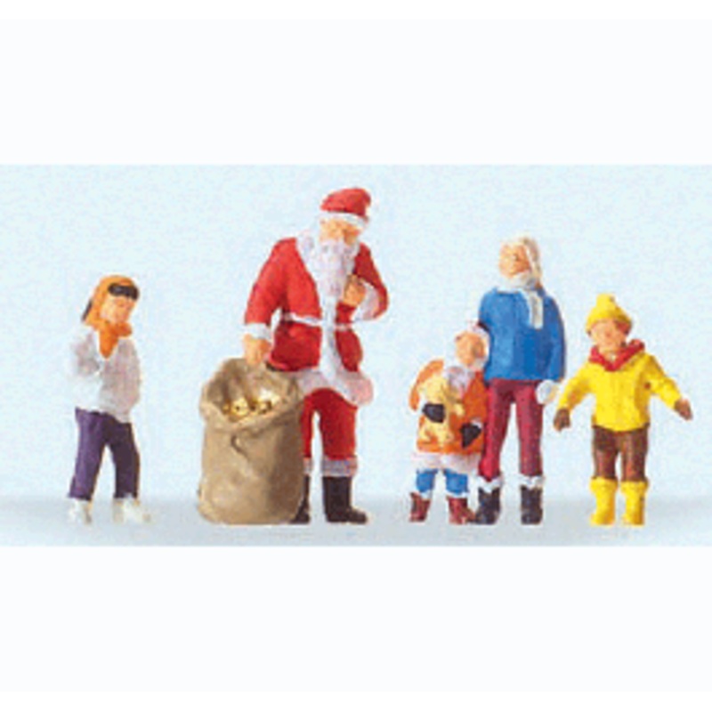 Preiser 29098  HO Santa Claus With Children