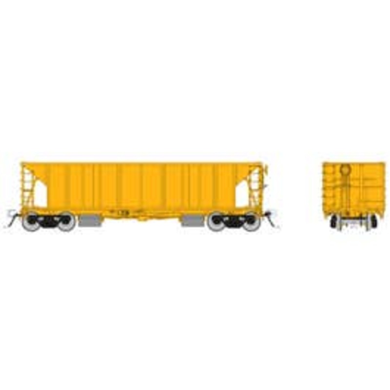 Rapido 158098 HO Ballast Hopper Yellow – Unlettered