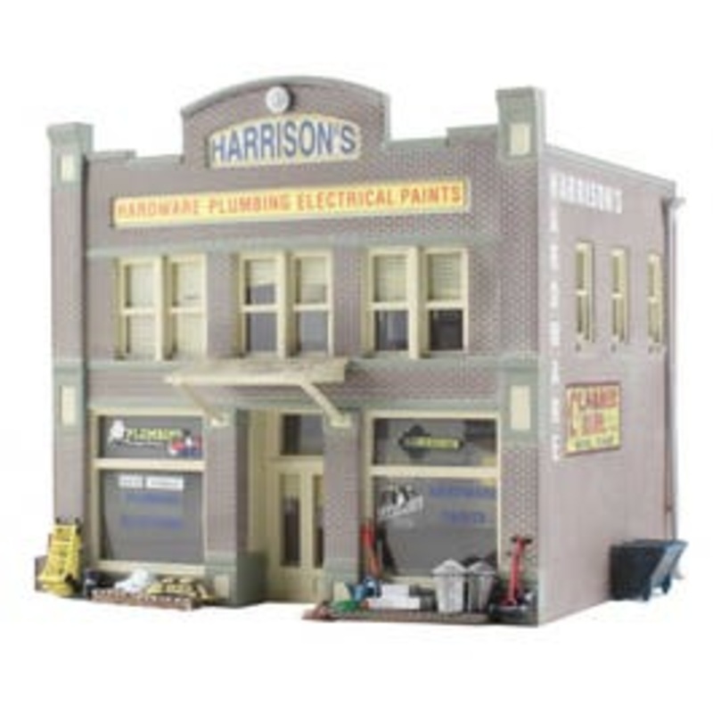 Woodland Scenics BR5022 HO Harrison's Hardware (Built-Up)