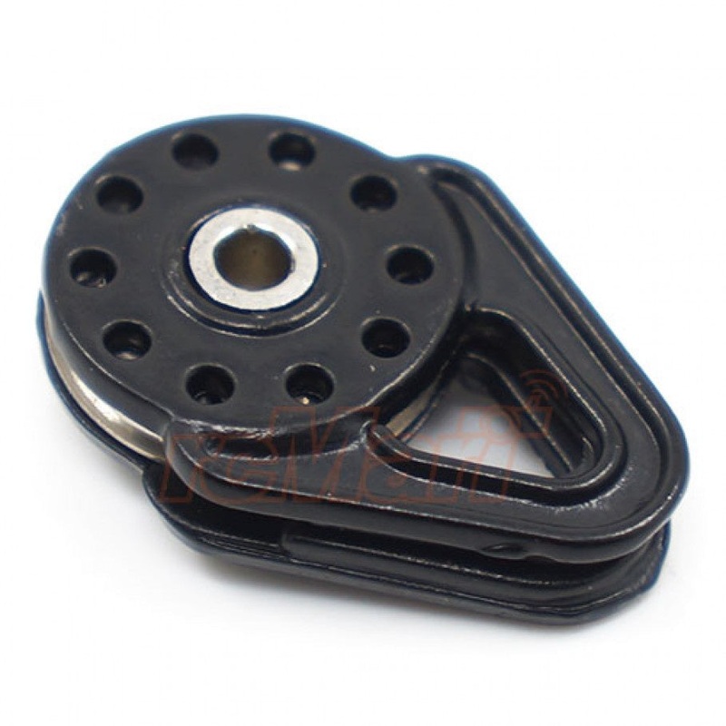 Yeah Racing – Heavy Duty Winch Snatch Block Black
