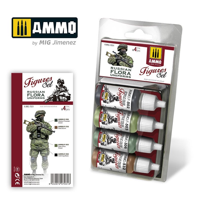 AMMO – 7031 Russian Flora Uniforms (Paint Set)
