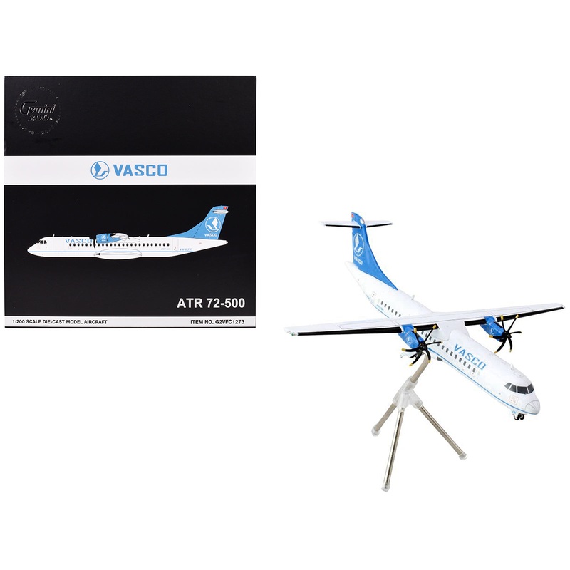 ATR 72-500 Commercial Aircraft “Vietnam Air Services Company (VASCO)” (VN-B221) White with Blue Tail “Gemini 200” Series 1/200 Diecast Model Airplane by GeminiJets