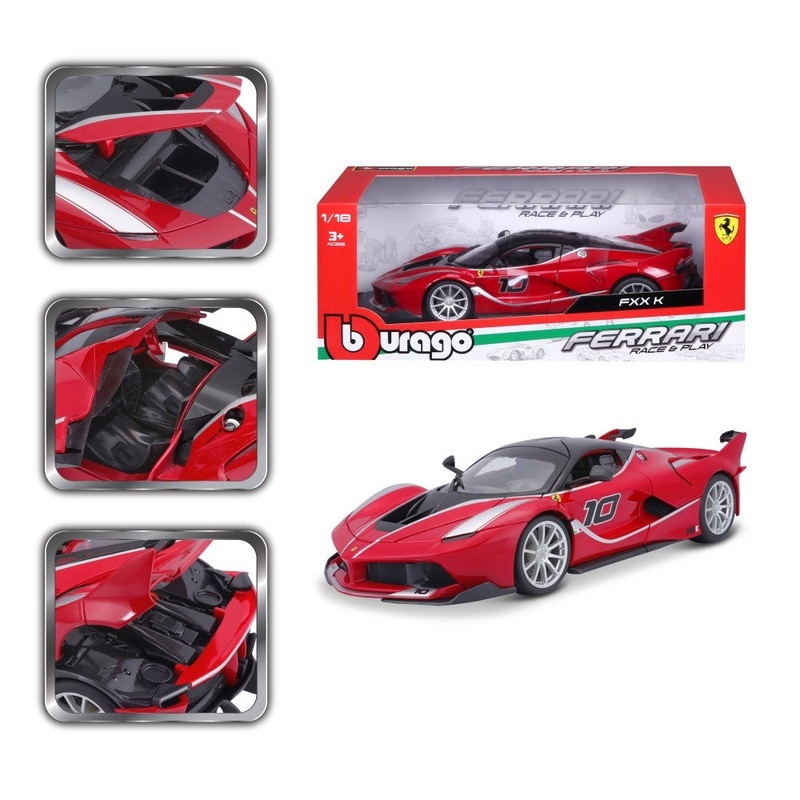 Burago – 1/18 Ferrari FXX K – Red (#10)