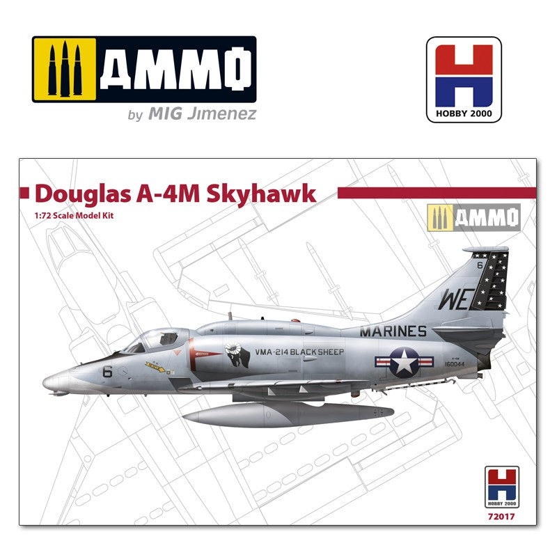 Hobby 2000 – 1/72 Douglas A-4M Skyhawk – Black Sheep