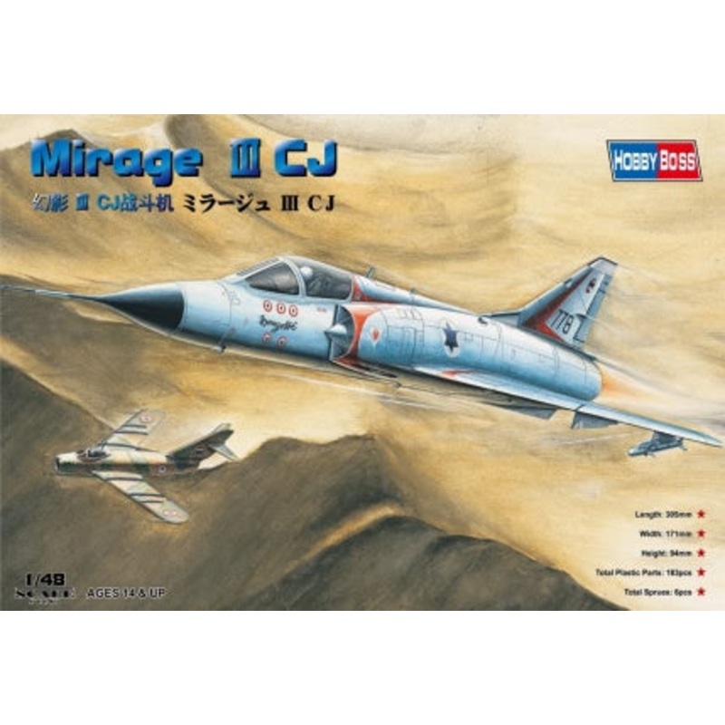 Hobby Boss – 1/48 Dassault Mirage III CJ (80316)