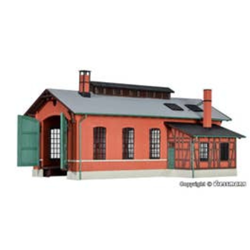 Kibri 39436  HO Loco shed Eschbronn, single track kit