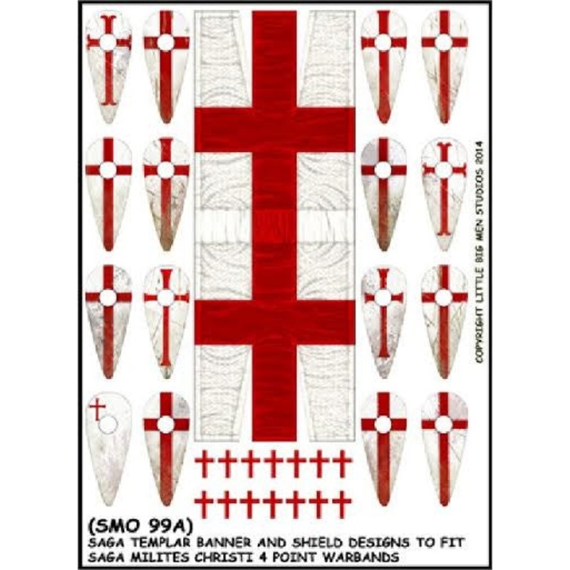 LBMS Transfers – Templar (Milites Christi)  Banner & Shields