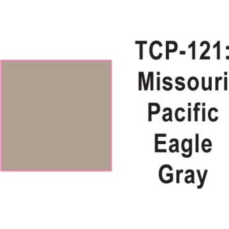 Tru Color TCP-121 Missouri Pacific Eagle Gray Paint 1 ounce