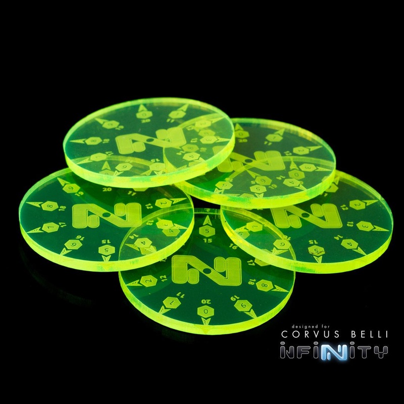 Warsenal – Mini Smoke Template Pack – Fluorescent Green