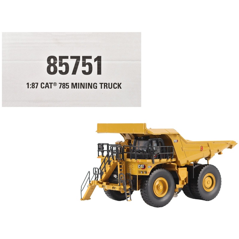 CAT Caterpillar 785 Mining Truck Yellow “High Line Series” 1/87 (HO) Diecast Model by Diecast Masters
