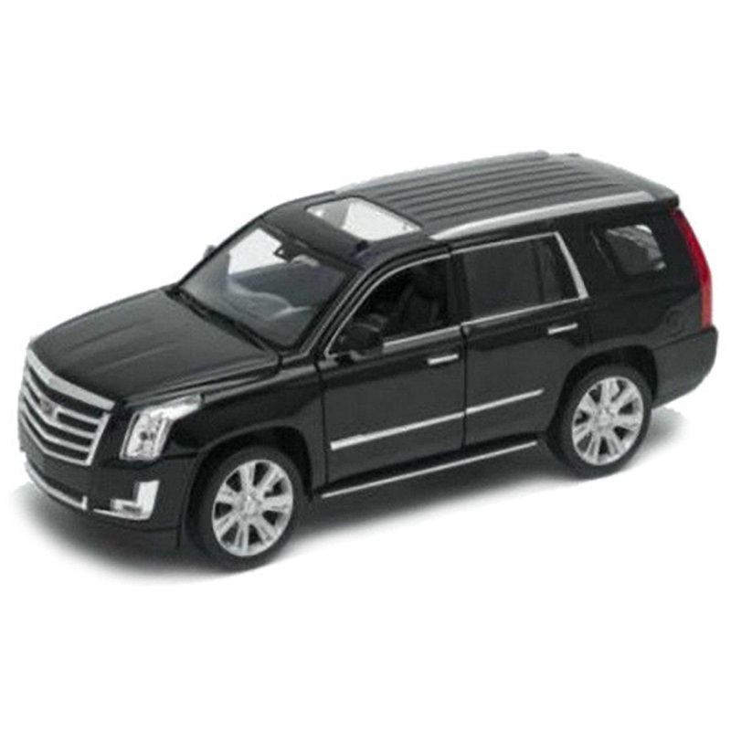 2017 Cadillac Escalade with Sunroof Black 1/24-1/27 Diecast Model Car by Welly