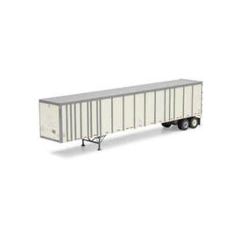 Athearn 72827 HO 53ft Wabash Plate Trailer Owner / Operator #F38154 Primed for Grime