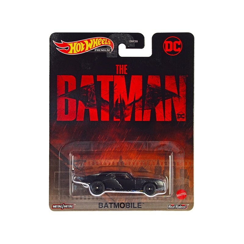 Batmobile Matt Black “The Batman” (2022) Movie “DC Comics” Diecast Model Car by Hot Wheels