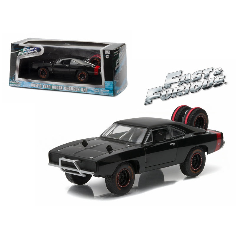 Dom’s 1970 Dodge Charger R/T Off Road “Fast and Furious-Fast 7” Movie (2011) Diecast Model Car 1/43 by Greenlight