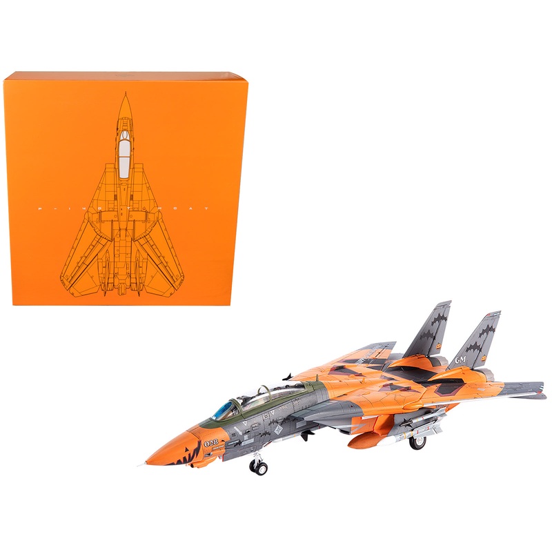 Grumman F-14D Tomcat Fighter Plane Ace Combat “Pumpkin Face” 1/72 Diecast Model by JC Wings