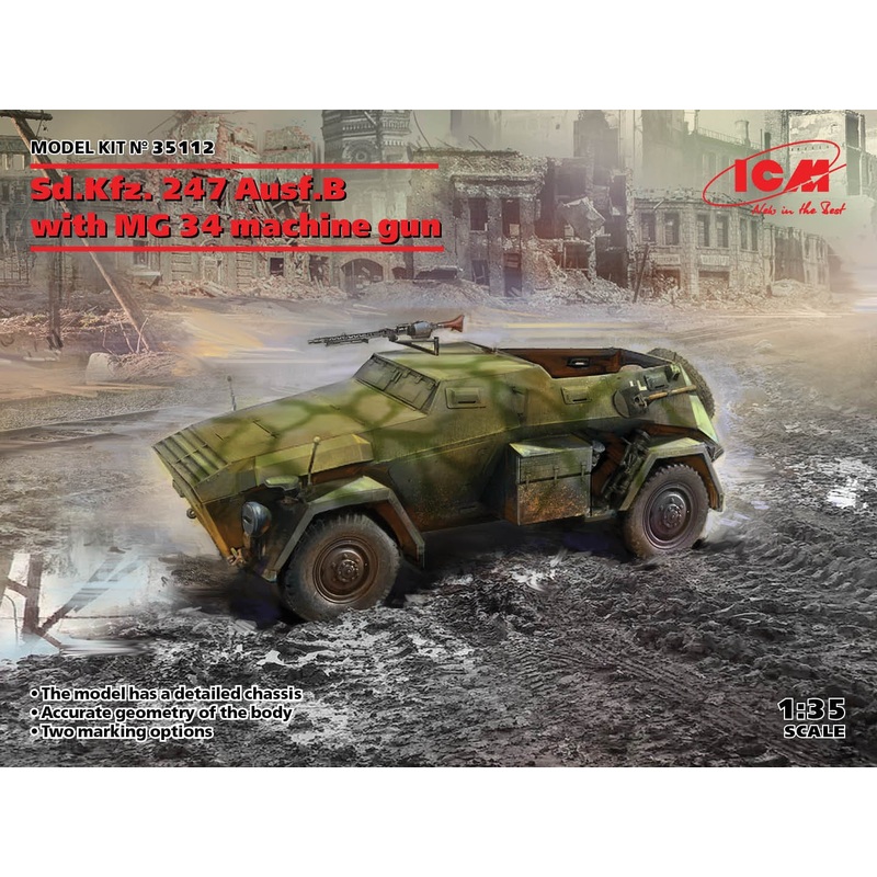 ICM – 1/35 Sd.Kfz. 247 Ausf.B with MG 34