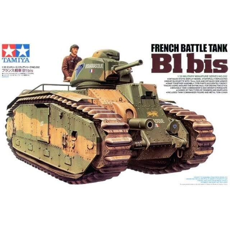 Tamiya – 1/35 French Battle Tank B1 bis