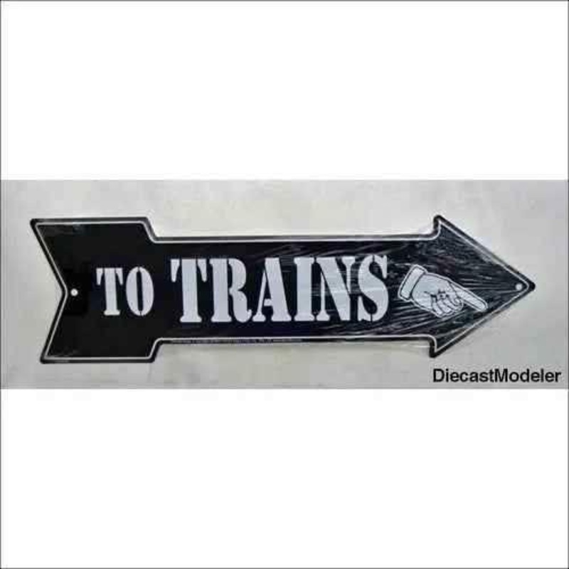 To Train Sign 20 inch