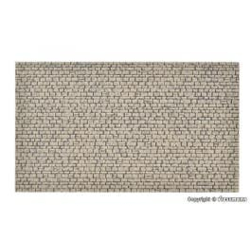 Vollmer 48220  HO Wall plate natural stone of Stone Art