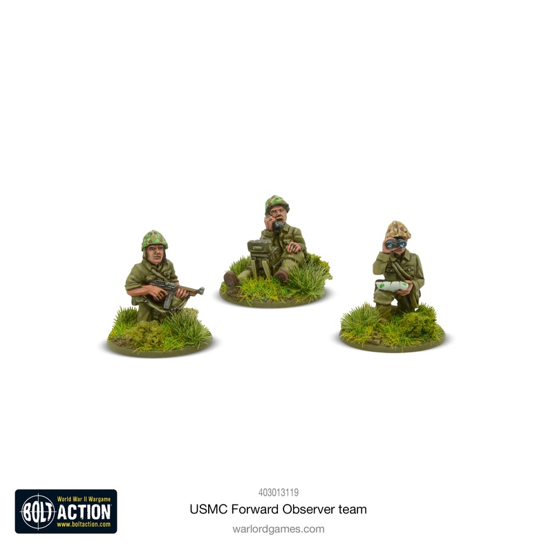 Warlord – Bolt Action: USMC Forward Observer Team