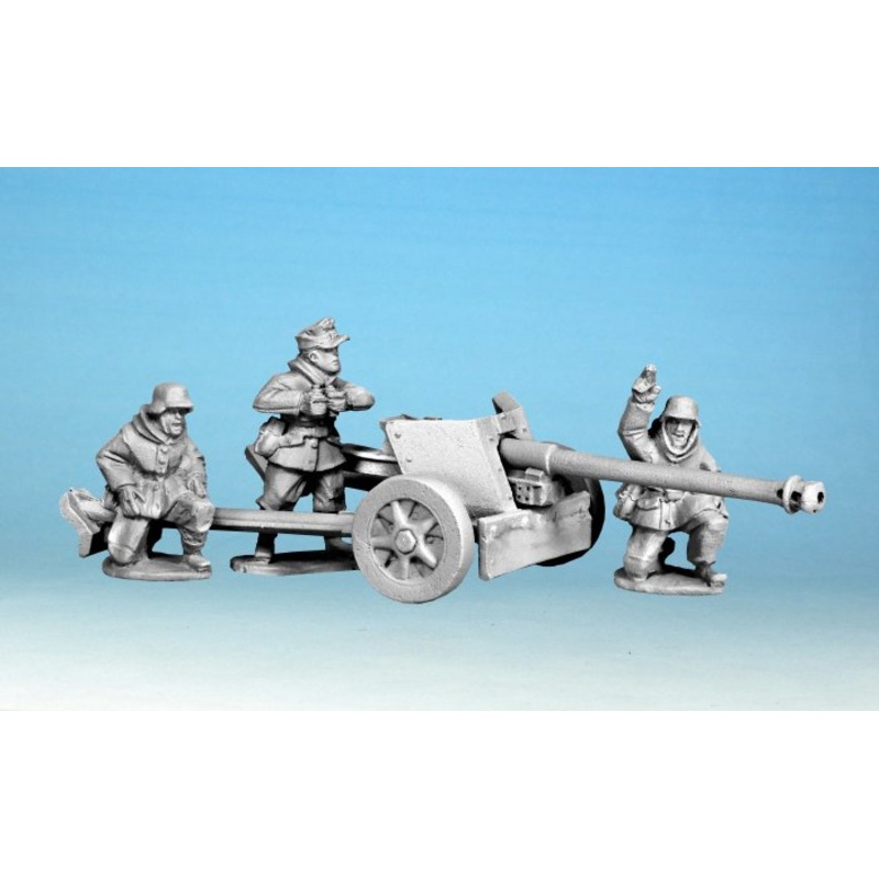 Artizan Design – German PaK40 gun with crew in Winter uniforms (Metal)