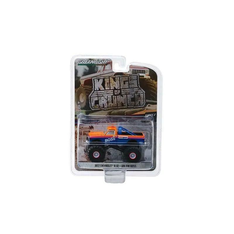 Greenlight – Kings of Crunch – 1972 Chevy K-10 Monster Truck – AM/PM Boss Pkg
