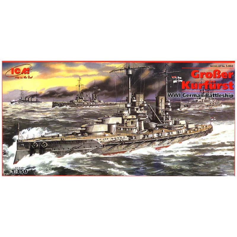 ICM – 1/350 Grosser Kurfurst WWI German Battleship