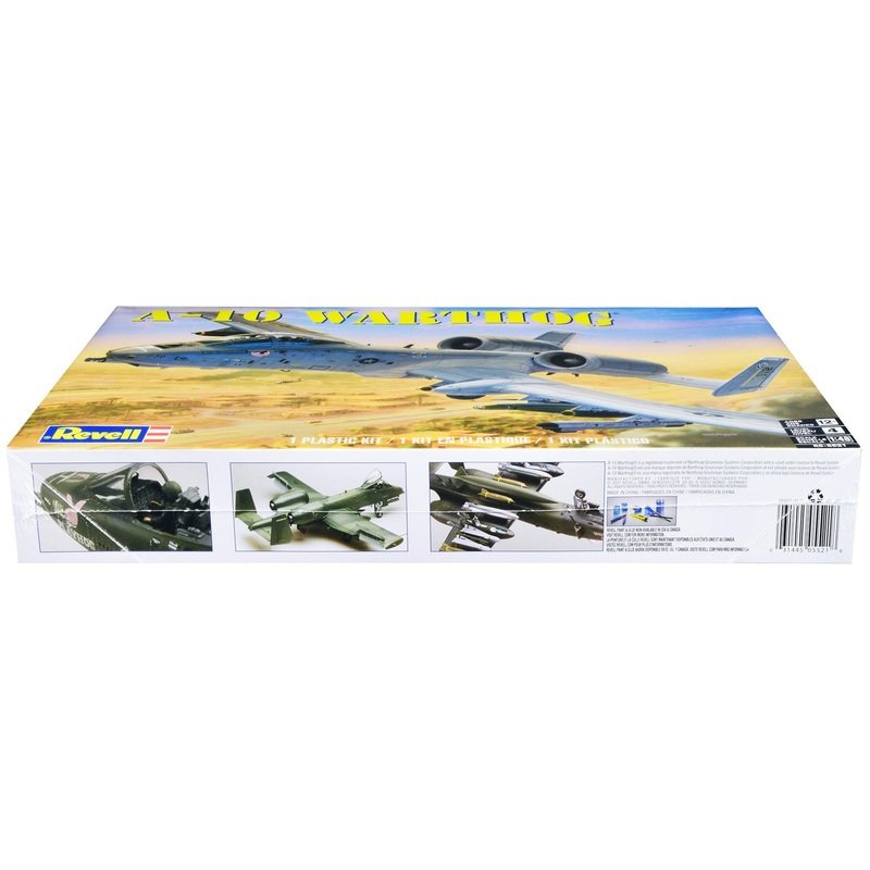 Level 4 Model Kit Fairchild Republic A-10 Warthog (Thunderbolt II) Aircraft 1/48 Scale Model by Revell