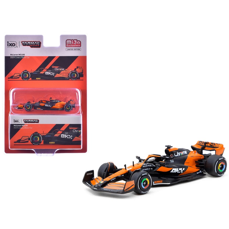 McLaren MCL60 Formula One F1 “2024 Livery Show Car” “Global64” Series 1/64 Diecast Model Car by Tarmac Works