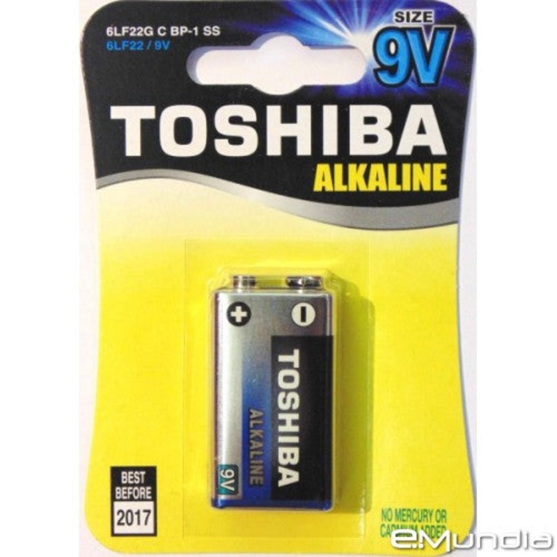 Toshiba – 9V HP Alkaline Battery (1)