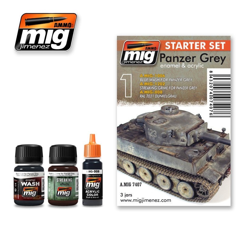 AMMO – 7407 Panzer Grey Set