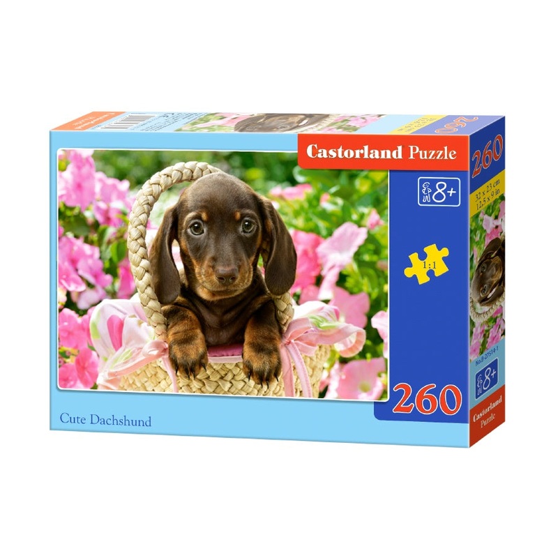 Castorland – Cute Dachhund (260pcs)
