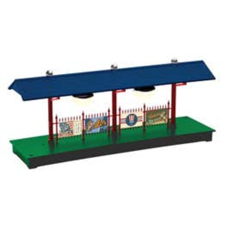 Lionel 2529110 O America/WWII Lighted Station Platform