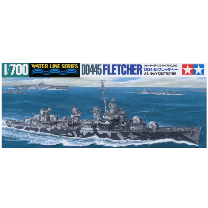 Tamiya – 1/700 US Navy DD445 Fletcher