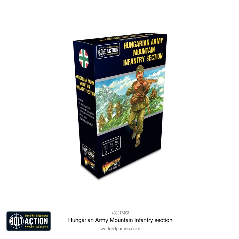 Warlord – Bolt Action: Hungarian Army Mountain Infantry Squad (Metal)