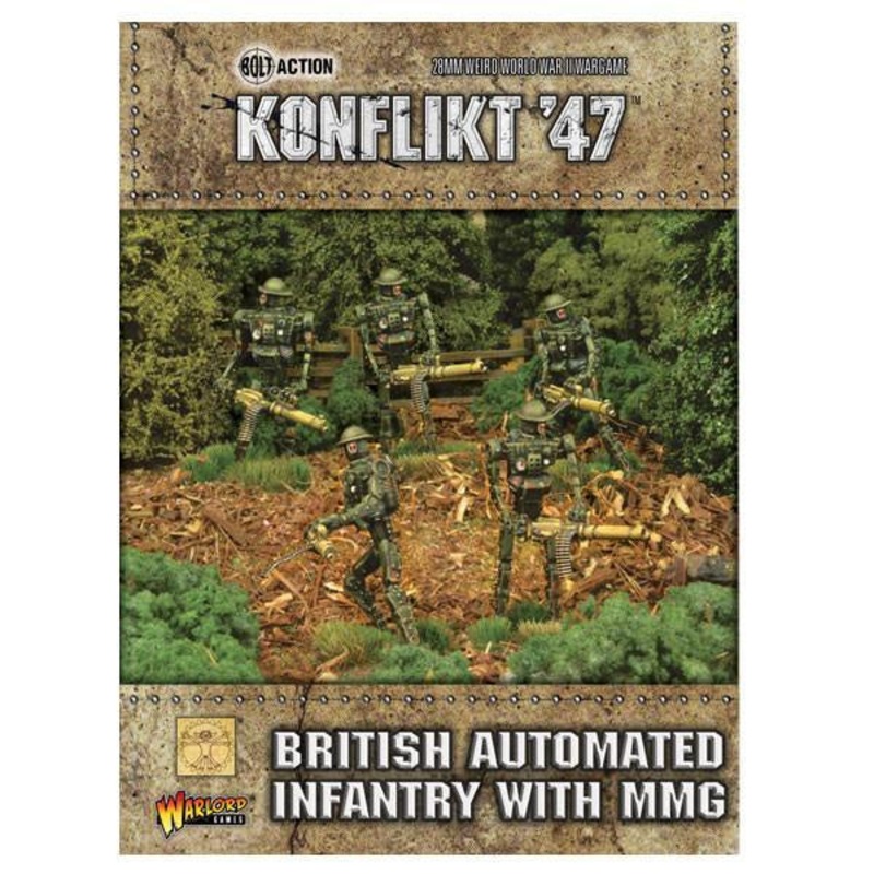 Warlord – Konflikt ’47 British Automated Infantry with MMG