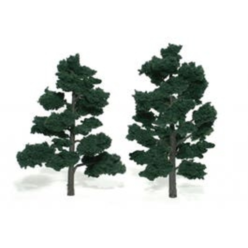 Woodland Scenics TR1517 2 Deciduous Trees (Dark Green)