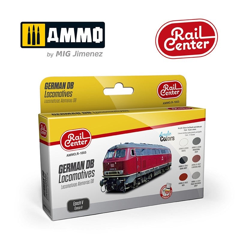 AMMO – R-1003 German DB Locomotive Epoch V (Paint Set)
