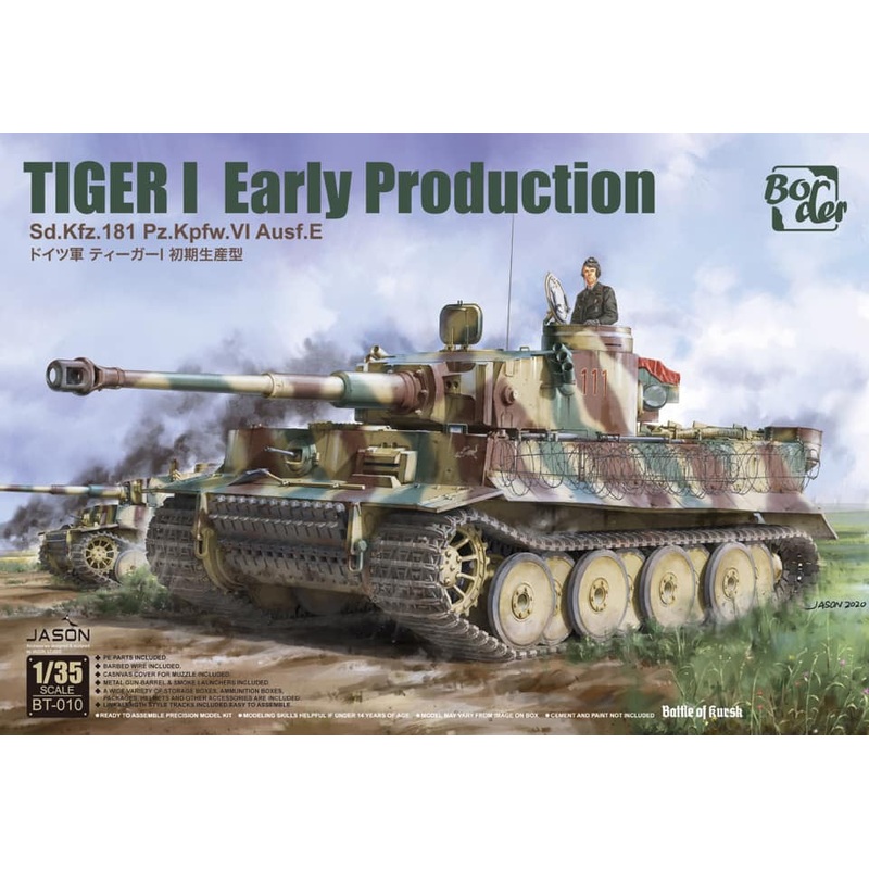 Border Model – 1/35 Tiger I Early Production – Battle of Kursk (Sd.Kfz.181 PzKpfw VI Ausf.E)