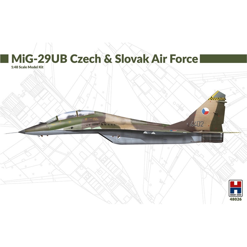 Hobby 2000 – 1/48 MiG-29UB Czech & Slovak Air Force